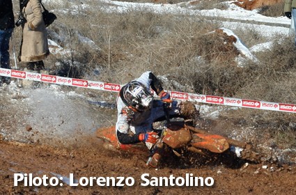 Técnica de pilotaje de enduro. Saber caer