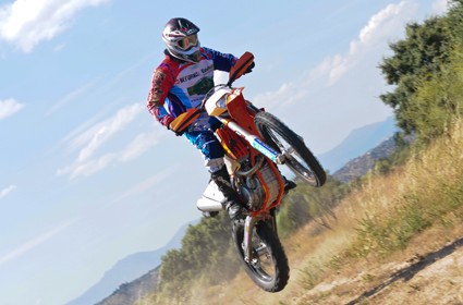 Prueba KTM 450 EXC Factory Edition 2011. La sonrisa del ganador.